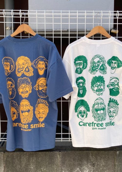 【gym master】 7.4oz Big S/S Tee/ carefree smile New Color 商品アップ完了です。
