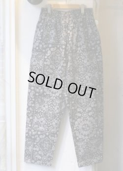 画像2: 【Cookman Chef Pants Paisley】クックマン シェフパンツ ペイズリー(black)