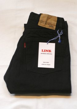 画像1: 【LINK lot 2001/black×black denim pants 】リンク 2001/ブラック×ブラック デニムパンツ  (black)