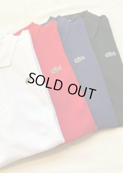 画像1: 【LACOSTE L1212 Polo Shirt】フランス企画 ラコステ 鹿の子 半袖 ポロシャツ(4カラー展開)