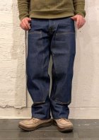 他の写真1: 【PRISON BLUES Double Knee Work Denim Pants/ made in USA】プリズンブルース ダブル二― ワーク デニムパンツ アメリカ製(indigo)