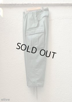 画像2: 【ALCARZA Rip-stop Wide Cargo Pants】アルカルザ リップストップ ワイド カーゴパンツ(olive)