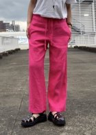 他の写真1: 【ichi Linen Canvas Pants/ made in japan】イチ リネン キャンバス パンツ/ 日本製(pink)