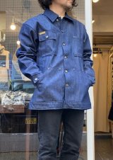 【PRISON BLUES Yard Coat/ made in USA】プリズンブルース ヤード コート カバーオール/ アメリカ製(rigid indigo)