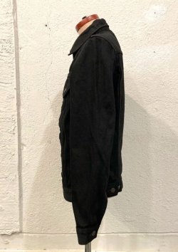 画像2: 【LINK 2301 Black×Black Denim Jacket】リンク2301 ブラック×ブラック デニム ジャケット(black)