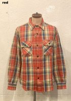 他の写真3: 【ALCARZA Heavy Flannel Check Work Shirt】アルカルザ ヘビーフランネル チェック ワークシャツ(3カラー展開)