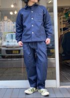 他の写真1: 【gym master Denim Garment Wash Gardening Long Pants】ジムマスター デニム ガーメントウォッシュ ガーデニング ロングパンツ(Blue Denim)