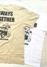 【gym master 5.6oz S/S Tee/ ALWAYS TOGETHER】ジムマスター 半袖Tee(2カラー展開)