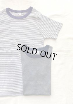 画像1: 【Robert P. Miller Panel ribbed C/N Tee】ロバート ピー ミラー パネルリブ クルーネックTee(2カラー展開)