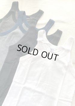 画像1: 【Robert P. Miller Panel ribbed Athletic Tank top】ロバート ピー ミラー パネルリブ アスレチック タンクトップ(4カラー展開)