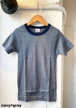 画像4: 【Robert P. Miller Panel ribbed C/N Tee】ロバート ピー ミラー パネルリブ クルーネックTee(2カラー展開)