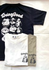 【gym master 6.2oz S/S tee/ Doing Good】ジムマスター 6.2オンス 起毛天竺 半袖Tee(3カラー展開)