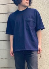 【gym master 6.4oz Indigo Big S/S Tee】ジムマスター 6.4オンス インディゴ ビッグTee(one wash)