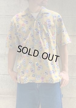 画像1: 【ciao Mexican Skull Open Collar S/S Shirt】チャオ メキシカンスカル オープンカラー 半袖シャツ(2カラー展開)