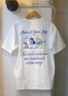 他の写真1: 【gym master 7.4oz GOOD DAY S/S Tee】ジムマスター 7.4オンス ハブ ア グッドディ 刺繍 半袖Tee(2カラー展開)