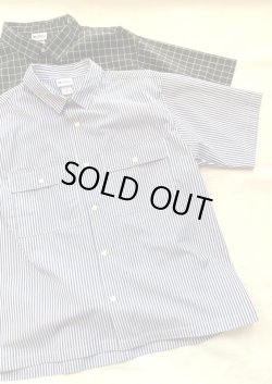 画像1: 【gym master 2way Snap button Short-sleeve Shirt】ジムマスター 2way スナップボタン 半袖シャツ(2カラー展開)