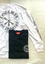 【cook man long-sleeve Tee /Cutlery】クックマン 長袖Tee (2カラー展開)