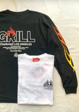 【cook man long-sleeve Tee /Grill】クックマン 長袖Tee (2カラー展開)