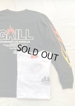 画像1: 【cook man long-sleeve Tee /Grill】クックマン 長袖Tee (2カラー展開)