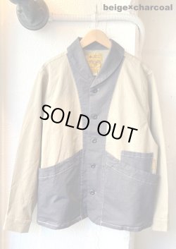 画像2: 【gym master Stretch Herring Monster Pocket Coverall】ジムマスター ストレッチ ヘリンボーン モンスターポケット カバーオール(2カラー展開)
