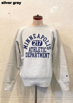 画像2: 【champion 11.5oz reverse weave crew-neck sweat shirt】チャンピオン 11.5オンス リバースウィーブ クルーネック スウエットシャツ(4カラー展開)