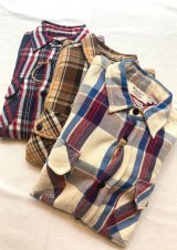 【ALCARZA Heavy Flannel Check Work Shirt】アルカルザ ヘビーフランネル チェック ワークシャツ(3カラー展開)