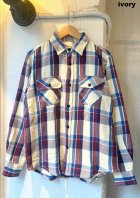 他の写真1: 【ALCARZA Heavy Flannel Check Work Shirt】アルカルザ ヘビーフランネル チェック ワークシャツ(3カラー展開)