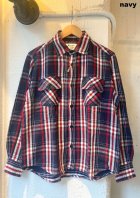 他の写真3: 【ALCARZA Heavy Flannel Check Work Shirt】アルカルザ ヘビーフランネル チェック ワークシャツ(3カラー展開)