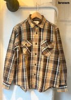 他の写真2: 【ALCARZA Heavy Flannel Check Work Shirt】アルカルザ ヘビーフランネル チェック ワークシャツ(3カラー展開)