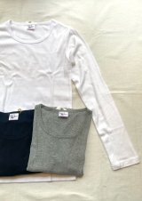 【Robert P. Miller Panel ribbed Long sleeve Tee】ロバート ピー ミラー パネルリブ ロングスリーブTee(3カラー展開)