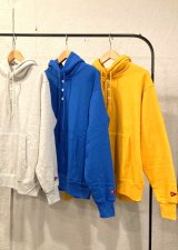 【Healthknit Classic Sweat Henley Hoodie】ヘルスニット クラシック スウエット ヘンリーフーディ― (3カラー展開)