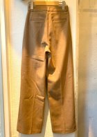 他の写真2: 【Wool-touch Pintuck Wide Slacks】ウールタッチ ピンタック ワイドスラックス(brown)