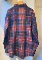 他の写真2: 【Flannel Check Shirt】フランネル チェックシャツ(burgundy)