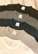 【champion Waffle Long sleeve Tee】チャンピオン ワッフル 長袖Tee(5カラー展開)