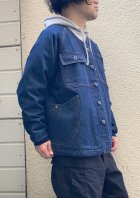 他の写真2: 【gym master Half Moon Pocket Collarless Jacket】ジムマスター ハーフムーンポケット ノーカラー 中綿ジャケット(2カラー展開)