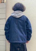 他の写真3: 【gym master Half Moon Pocket Collarless Jacket】ジムマスター ハーフムーンポケット ノーカラー 中綿ジャケット(2カラー展開)