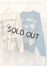【gym master Jacquard Knit/ SMILE PARADICE】ジムマスター ジャガードニット(2カラー展開)