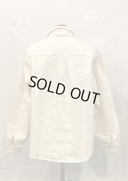 画像4: 【gym master stretch twill denim shirt jacket】ジムマスター ストレッチカツラギ シャツジャケット(natural) 