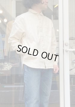 画像1: 【gym master stretch twill denim shirt jacket】ジムマスター ストレッチカツラギ シャツジャケット(natural) 