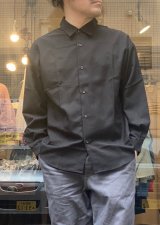 【Ciao Balloon Sleeve Loose Shirt/ made in Japan】チャオ バルーンスリーブ ルーズシャツ/ 日本製(black)