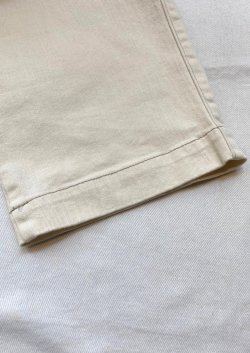 画像8: 【gym master 10oz Stretch two tack Pants】ジムマスター 10オンス ストレッチかつらぎ ツータックパンツ(natural)