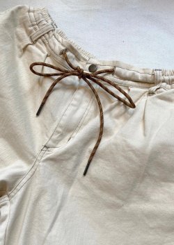 画像4: 【gym master 10oz Stretch two tack Pants】ジムマスター 10オンス ストレッチかつらぎ ツータックパンツ(natural)