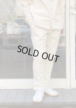 画像1: 【gym master 10oz stretch baker pants】ジムマスター 10オンス ストレッチかつらぎ ベイカーパンツ(natural)