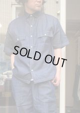 【gym master Light Denim Short Sleeve Shirt】ジムマスター ライトデニム ショートスリーブ シャツ(one wash)