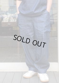 画像1: 【gym master Light Denim Gardening Pants】ジムマスター ライトデニム ガーデニングパンツ(one wash)