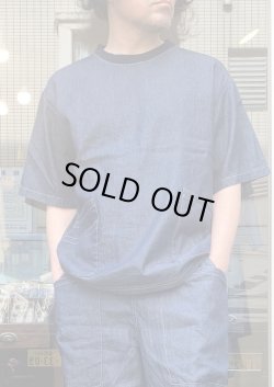 画像1: 【gym master Light Denim Short Sleeve Tee】ジムマスター ライトデニム ショートスリーブ Tシャツ(one wash)