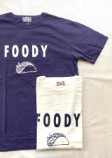 【u.m.i slab cotton s/s tee FOODY, made in japan】ユーエムアイ スラブコットン 半袖Tee, 日本製(2カラー展開)