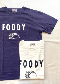 画像1: 【u.m.i slab cotton s/s tee FOODY, made in japan】ユーエムアイ スラブコットン 半袖Tee, 日本製(2カラー展開)