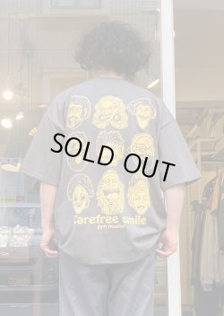 画像1: 【gym master 7.4oz Big S/S Tee/ carefree smile】ジムマスター 7.4オンス ビッグ 半袖Tee(4カラー展開)