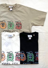【gym master 7.2oz FEEL IT！ S/S Tee】ジムマスター 7.2オンス FEEL IT！刺繍Tee(3カラー展開)